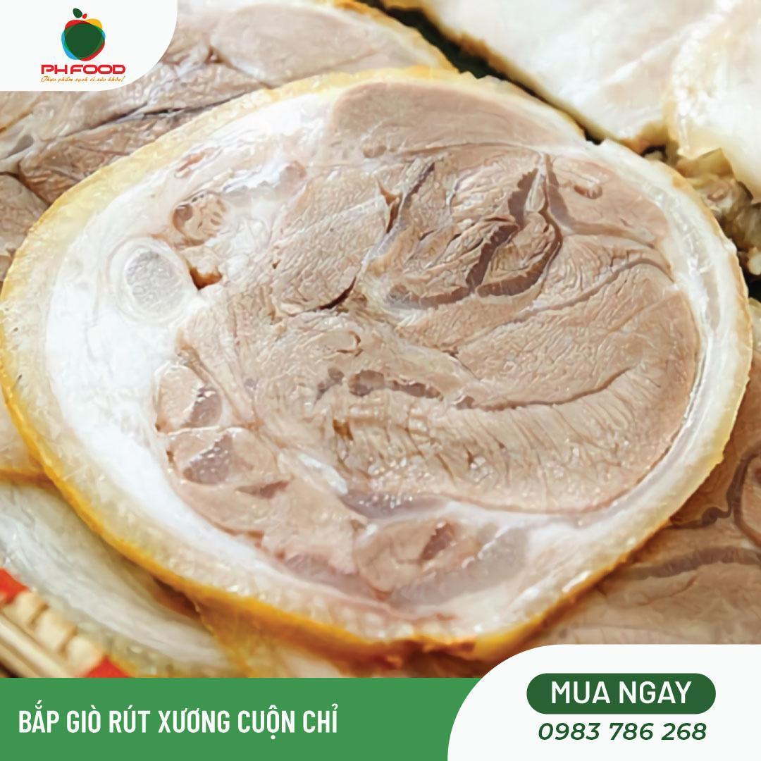 Bắp Giò Heo Rút Xương Cuộn Chỉ 1Kg Thực Phẩm PHFood vn