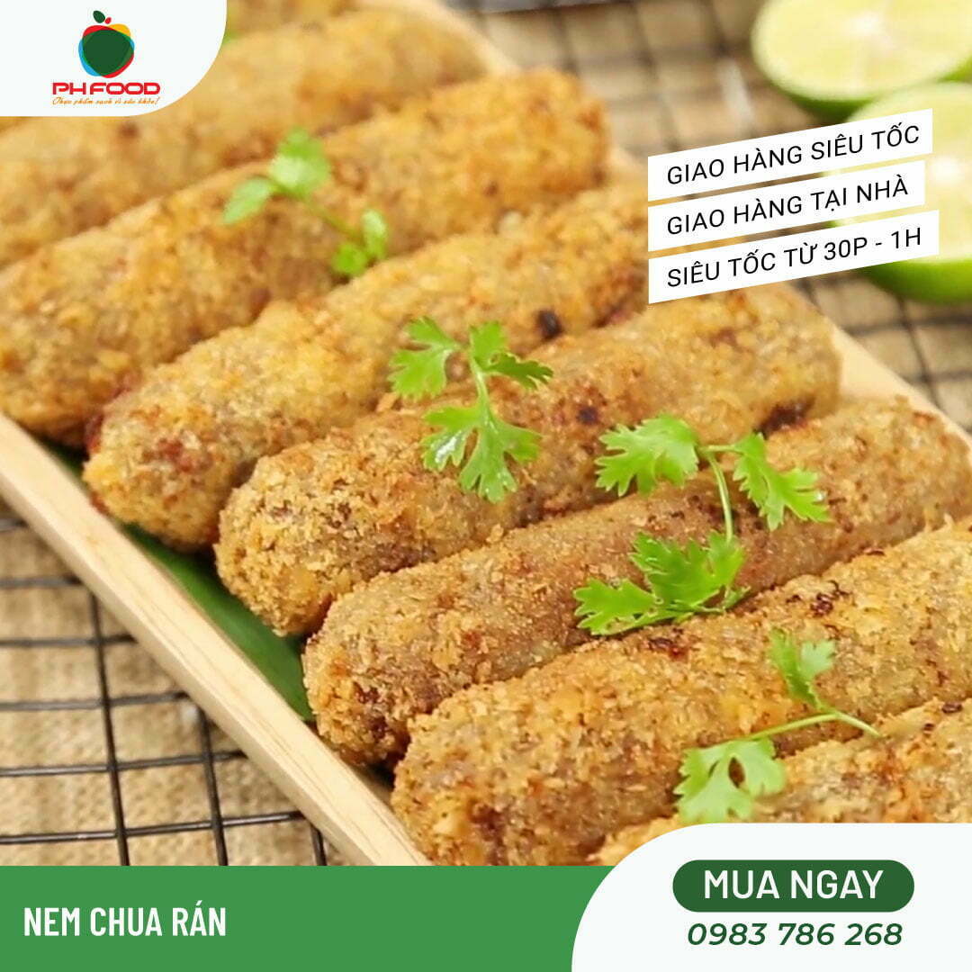 Nem Chua Rán - Hộp 20 Cái | Thực Phẩm PHFood.vn
