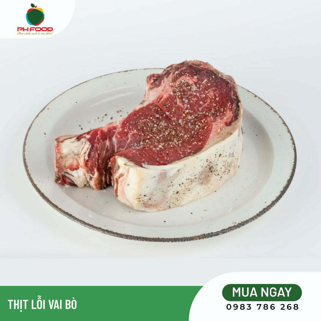 Thịt Lõi Vai Bò Mỹ Loại Ngon Túi 1Kg Hút Chân Không | Thực Phẩm PHFood